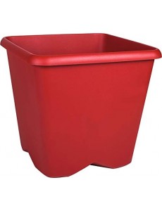 EDA Pot Plastique carré Chorus 35,6 l - Rubis