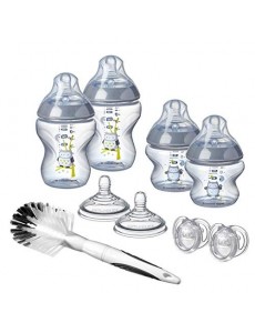 Tommee Tippee Biberon Kit Naissance pour Nouveau-né Closer to Nature, Ollie la Chouette