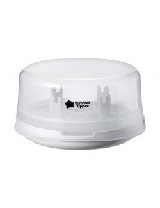 Tippee Stérilisateur Micro-Ondes Micro-Steam pour Jusqu'à 6 Biberons, sans Produits Chimiques