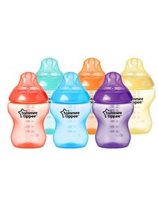 Tommee Tippee Closer to Nature Bouteilles Fiesta, 260 ml, 6 unités