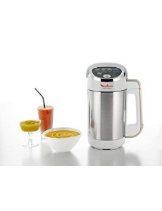 Moulinex Easy Soup Blender Chauffant, Robot cuiseur, Double Paroi, Capacité 1,2 L, Soupe, Velouté, Compote, Smoothies, Mainti