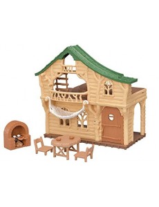 Sylvanian Families - Les Vacances - Le Chalet du Lac - 5451 - Maison de Poupée - Mini Poupées