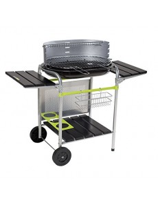 Cook'in Garden CH016TW Classy Barbecue 74 x 46 x 11,8 cm, Noir