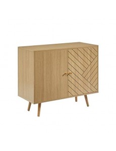 ETNIK Buffet 2 Portes - Imprimés Ethnique - L 90 x P 39,5 x H 75 cm