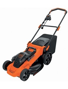 BLACK+DECKER LM2000-QS Tondeuse filaire - 7 hauteurs réglables de 30 à 100 mm - Idéale pour + de 600 m² - Bac de remplissage