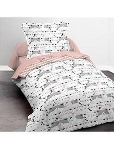 TODAY Parure de lit 1 Personne 140X200 Imprime Blanc Enfant Kids First