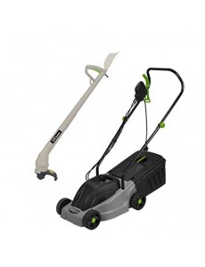 Tondeuse à Gazon électrique 1000 W + Coupe Bordures électrique 250 W