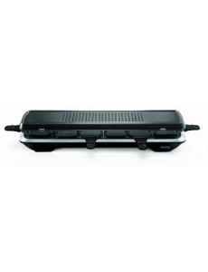 Tefal RE522812 Appareil à Raclette Simply Line Inox 6 coupelles Design