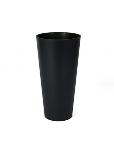 Anthracite 40 cm de diametre TUBUS SLIM pot de fleur