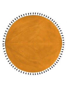 Tapis décoratif Ocre en Coton D120