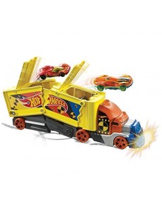 Hot Wheels Camion Crash transporteur pour carambolages de voitures, jouet pour enfant, GCK39