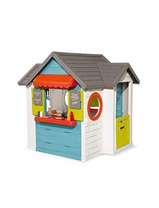 Smoby - Maison Chef House - Cabane de Jardin Enfant - Cuisine et Marchande - Coloré - 810403