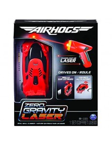 LASER ZERO GRAVITY - VOITURE TELECOMMANDEE - Air Hogs - Voiture enfant laser qui roule sur les murs - 6054126 - Rouge - Jouet