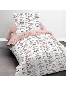 TODAY Parure de lit 1 Personne 140X200 Imprime Blanc Enfant Kids First