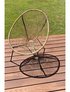 Fauteuil en Fils de résine Nature