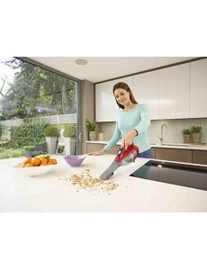 BLACK+DECKER Aspirateur de table à main sans fil, 16,2W, Design et ergonomique, Embout large, 500 ml, 10,8V, DVA315J-QW