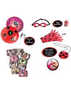 Bandai - Miraculous Ladybug - Multipack deviens Marinette et Ladybug avec Téléphone magique en français - déguisement - role