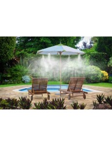 Jardibric - Kit de brumisation Portable, système de climatisation extérieure par brumisation - Longueur Totale du Tuyau 7,5 m