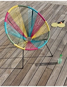 Fauteuils en Fils de résine Multicolore