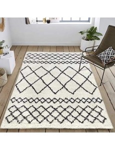 NAZAR Tapis Shaggy Style berbère 150cm X 220cm