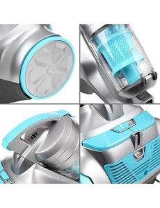 Continental Edison VC800SB Aspirateur traîneau sans Sac Silentium - 800W - 76 DB - A - Bleu