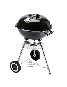 Barbecue a charbon boule en acier emaille