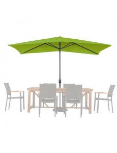Parasol droit Y 2X3M vert anis