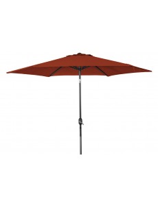 Parasol droit inclinable 3M terracota