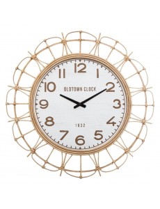 Horloge en rotin D73 cm