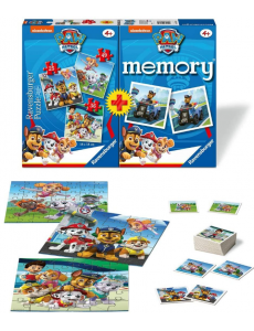 Maxi Pack 3 Puzzles + Memory Pat'Patrouille
