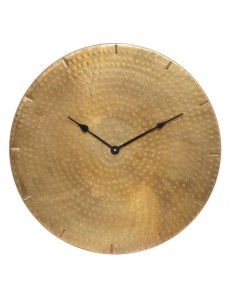 Horloge métal, doré D49 cm