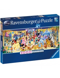 RAVENSBURGER Puzzle 1000 pièces panorama Photo de groupe Disney
