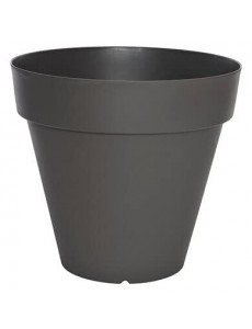Pot de Fleurs Rond diamètre 70 cm Gris Anthracite