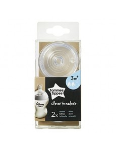 Tommee Tippee 421122 Tétine Debit Moyen (x 2)