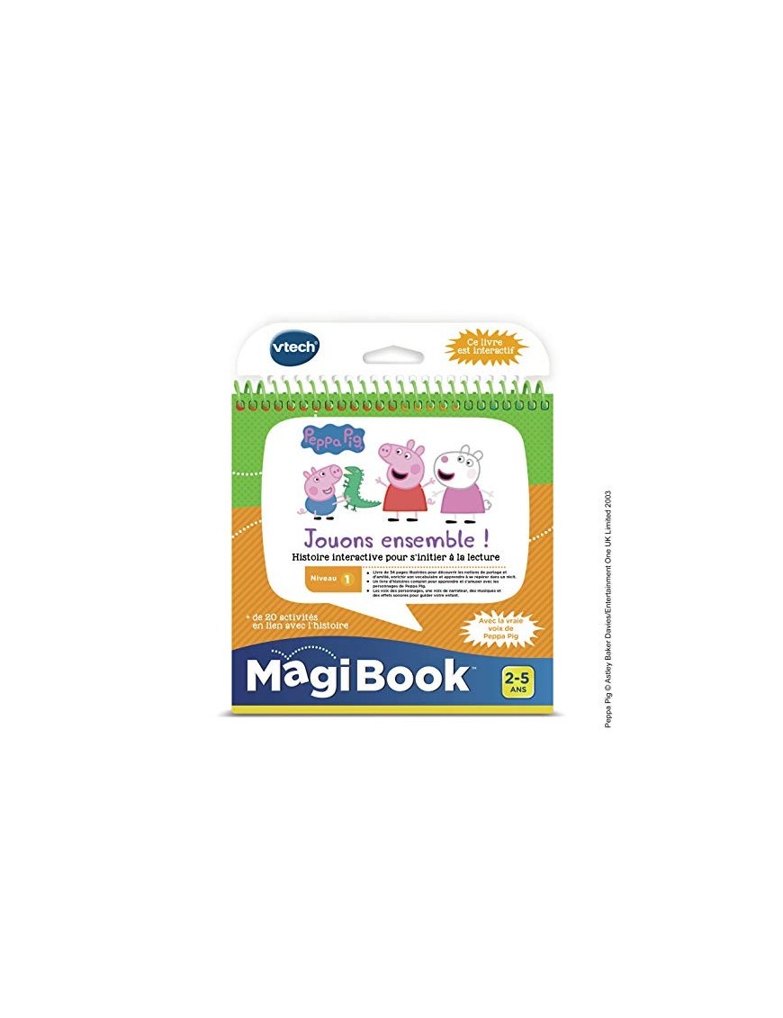 VTech Magibook-Peppa Pig, 480405 - Version FR