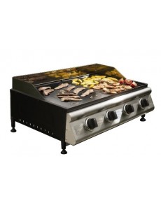 Cook-In-Garden - Plancha Gaz Estadilla 4 Inox À Poser (4 Brûleurs)