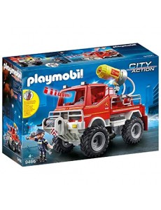 Playmobil - 4X4 de Pompier avec Lance-Eau - 9466