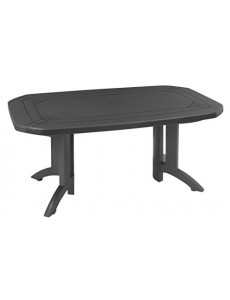 GROSFILLEX   Table Vega 165 x 100, Anthracite,