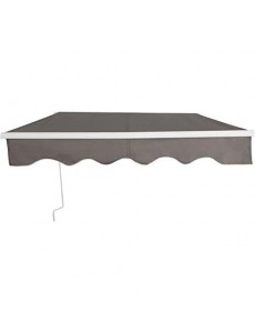 Store manuel 3 x 2 m - Sans caisse - Tissu gris anthracite