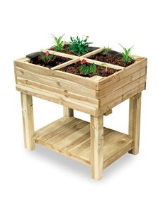Générique Carré Potager sur Pieds divisé 80 x 60cm avec bâche