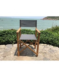 Ensemble de table + 2 fauteuils en eucalyptus fsc et textilene