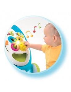 Smoby - 110303 - Cotoons Trott - Trotteur pour Enfant - MultiFonction - sons et Lumières - Bleu