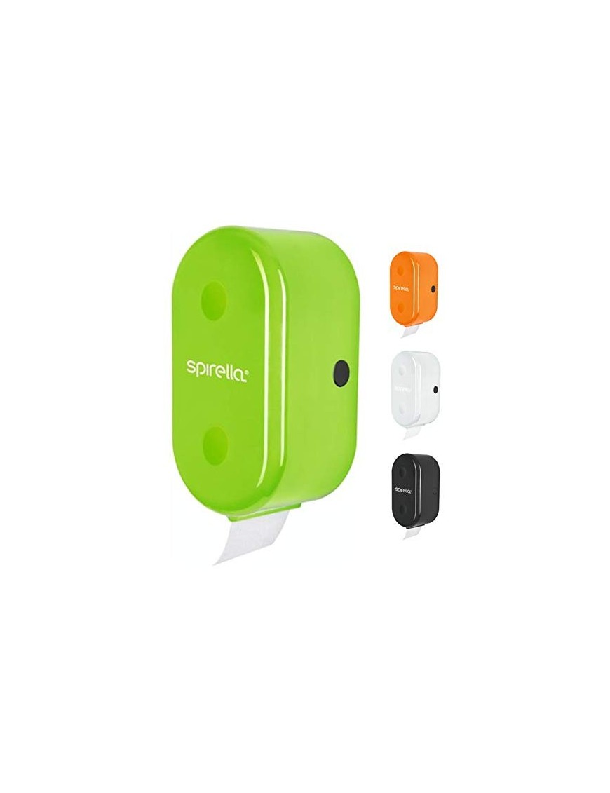 Spirella Porte-Rouleau de Papier Toilette + Porte-Rouleau de Papier Toilette Cube à Coller ou à percer Vert