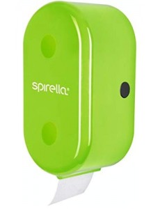 Spirella Porte-Rouleau de Papier Toilette + Porte-Rouleau de Papier Toilette Cube à Coller ou à percer Vert