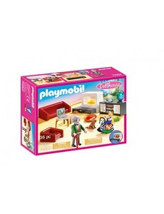 Playmobil - Salon avec Cheminée - 70207