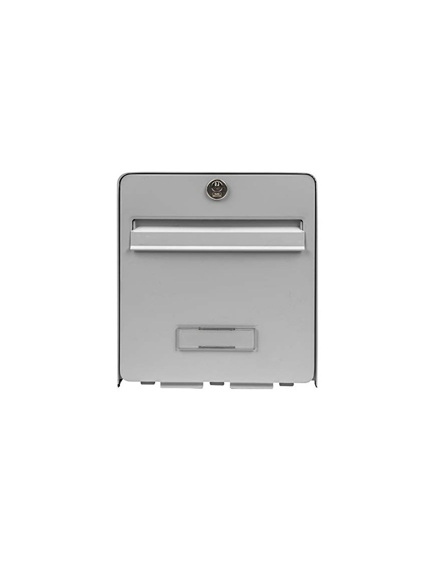 BURG-WÄCHTER, Boîte aux Lettres Normalisée en Acier Galvanisé Avec Porte à Ouverture Totale, Stop-Courrier (Porte bloquée à 1