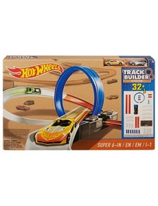 Hot Wheels DPF20 Track Builder System Super 6 in 1 Looping Track