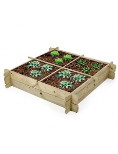 Inconnu Carré Potager 100x100 avec bâche de Protection