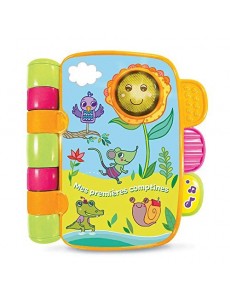 VTech - P'tit Livre Enchanté - Mes Premières Comptines, Livre Enfant Parlant et Musical dès 6 mois - Version FR